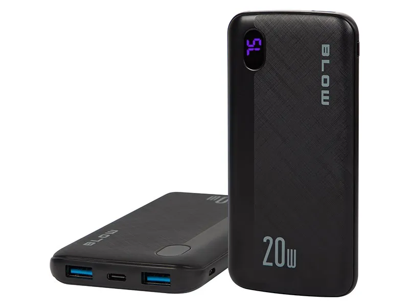 BLOW POWER BANK 10000MAH QC 20W CZARNY PB10B thumbnail 1