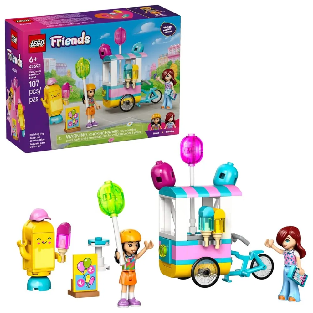 Klocki LEGO Friends 42692 - Stoisko z lodami i balonami thumbnail 1