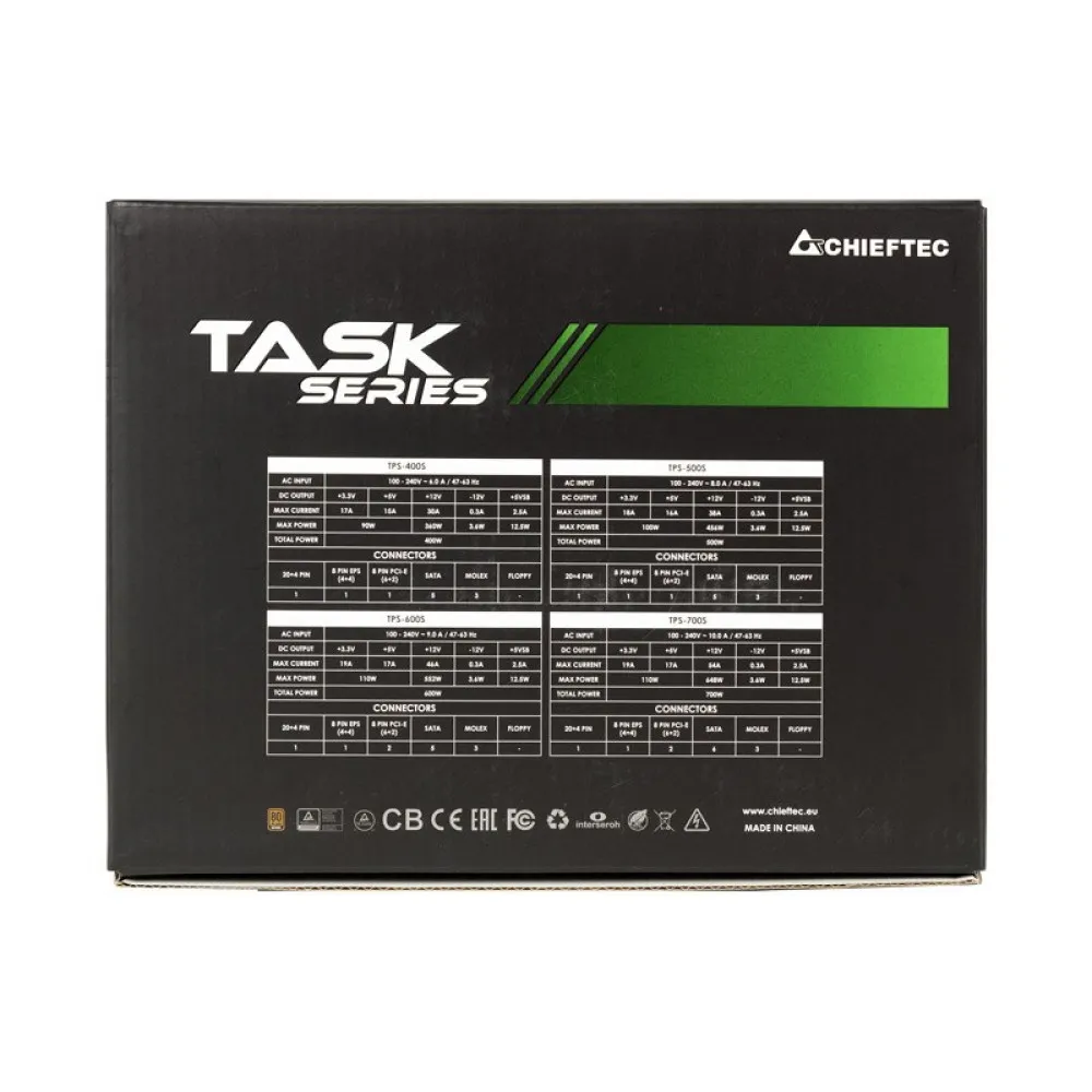 Zasilacz Chieftec Task 600W thumbnail 3
