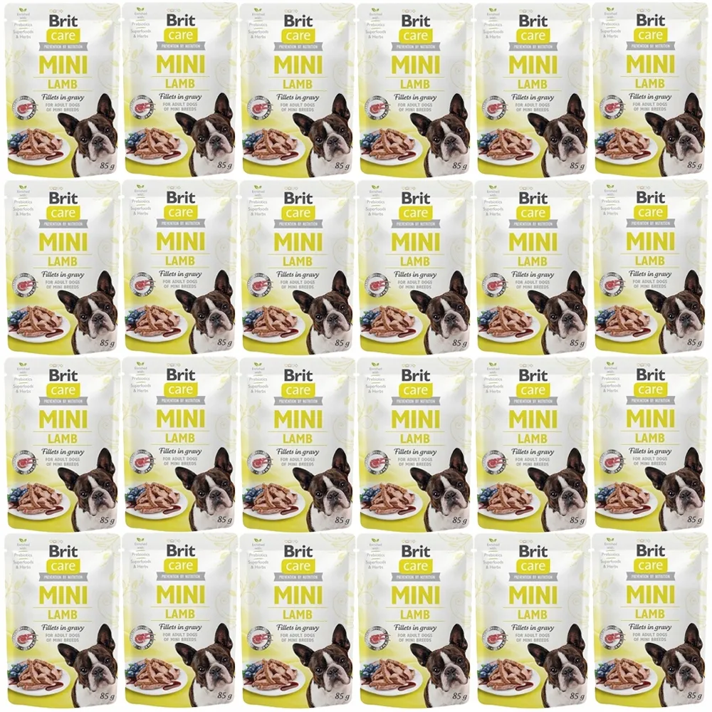 BRIT Care Mini Lamb - mokra karma dla psa - 24x85g thumbnail 1