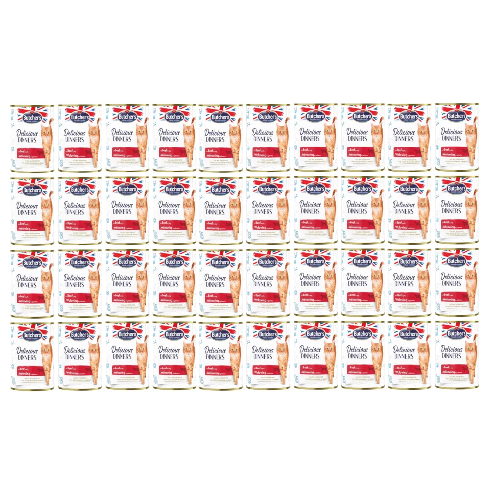 Mokra karma dla kota Butcher's Delicious Dinners Wołowina 40x400g thumbnail 1