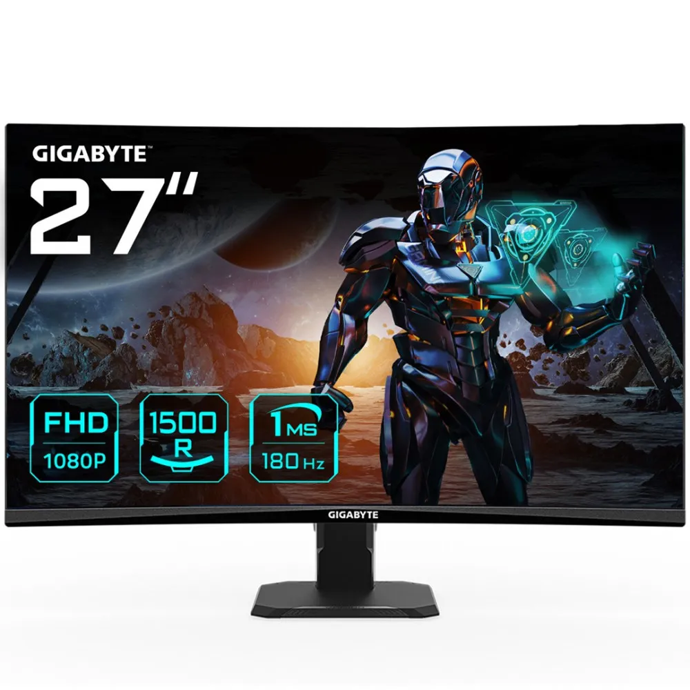 MONITOR GIGABYTE LED 27 GS27FC 180Hz thumbnail 1