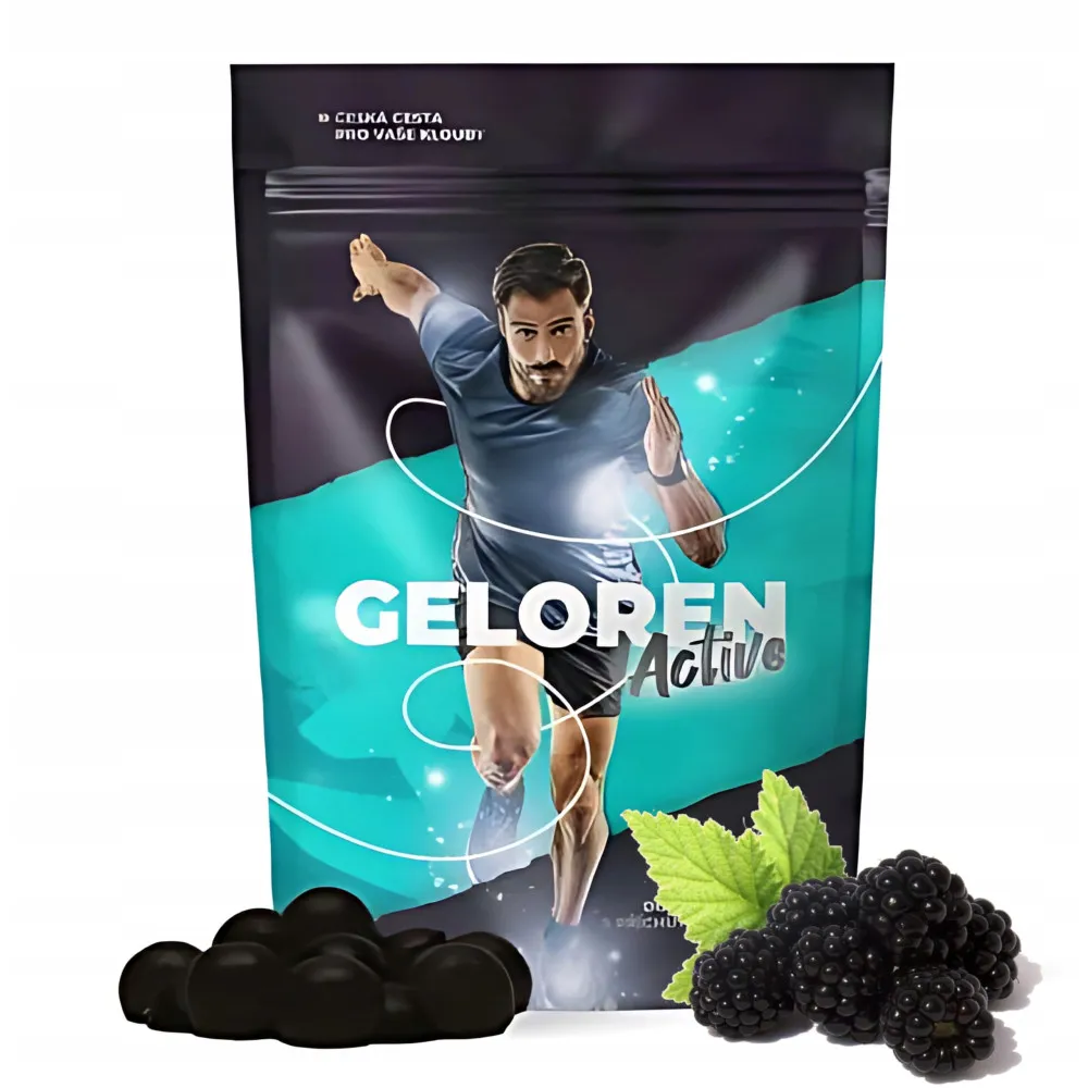 KOLAGEN na STAWY KOŚCI GELOREN Active Blackberry 102szt (90+12 GRATIS) 470g thumbnail 2