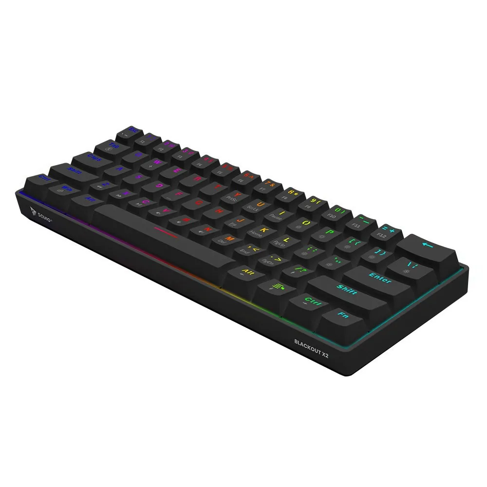SAVIO KLAWIATURA MECHANICZNA BLACKOUT X2 BLUE thumbnail 3