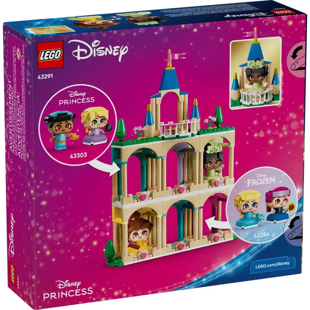 Klocki LEGO Disney 43291 - Mała Bella i Tiana z zamkiem thumbnail 2