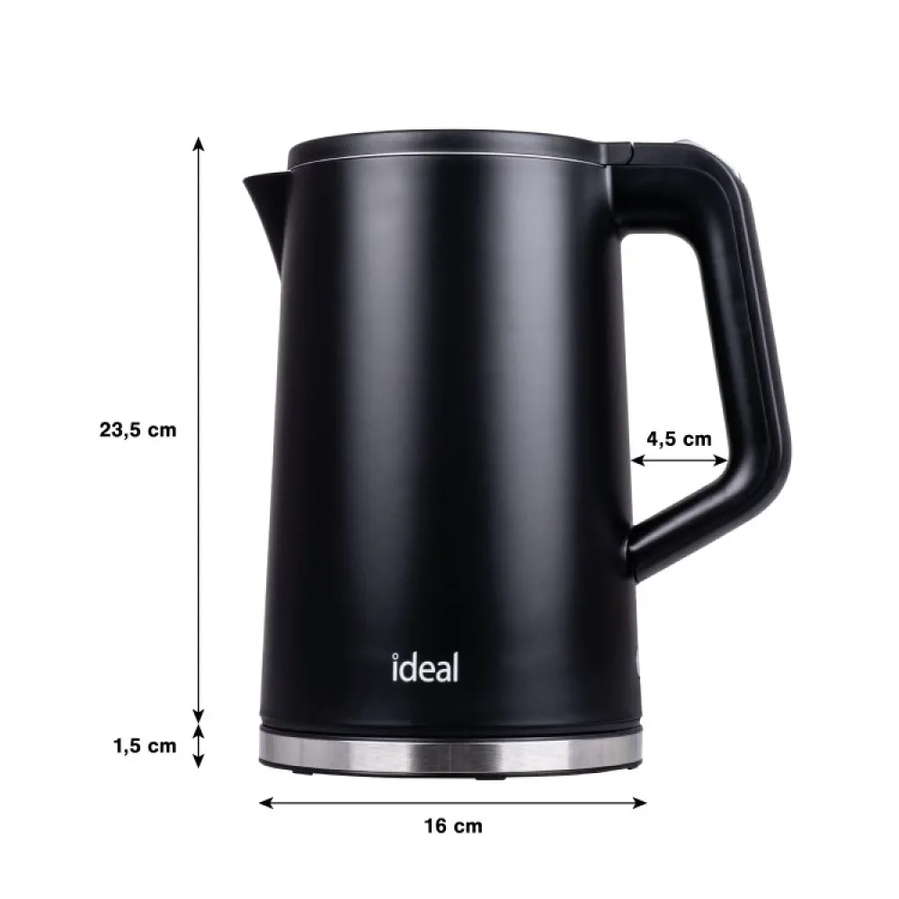 IDEAL CZAJNIK 1,7 L,STALOWY ŚRODEK, MOC 1500 W, CZ thumbnail 3