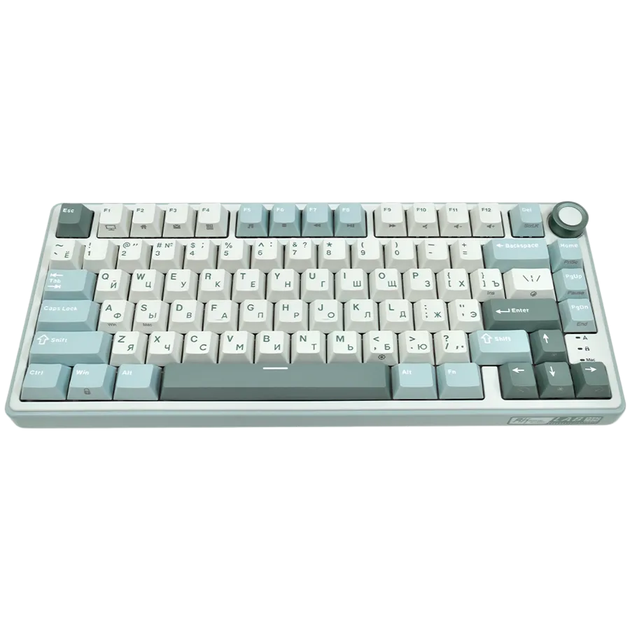 ROYAL KLUDGE R75 Sky Cyan Gaming Keyboard K silver switch thumbnail 1
