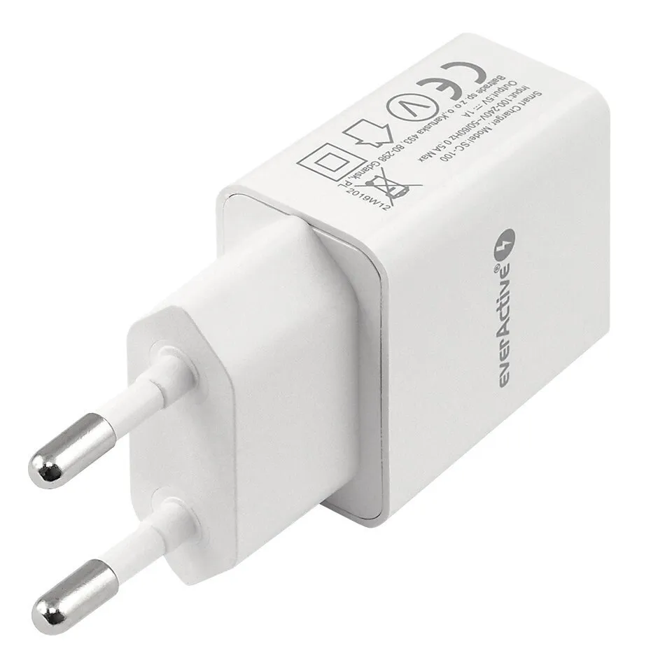 EVERACTIVE ŁADOWARKA USB 1 PORTOWA, 1 A SC-100 thumbnail 3