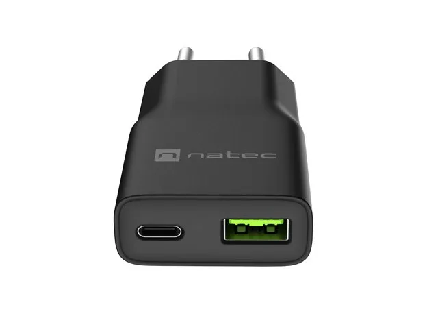 NATEC ŁADOWARKA RIBERA GAN SLIM USB-A USB-C 20W thumbnail 3