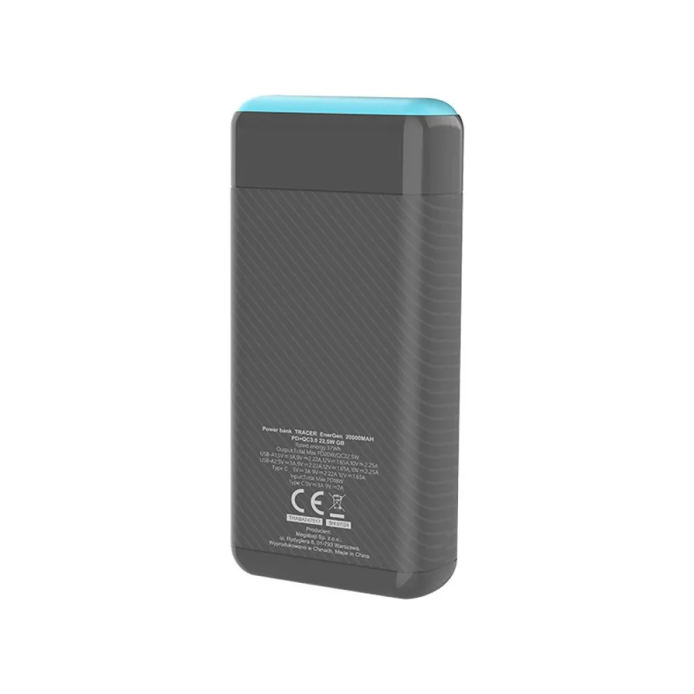 TRACER POWERBANK ENERGEN 20000MAH PD+QC3.0 GB thumbnail 3
