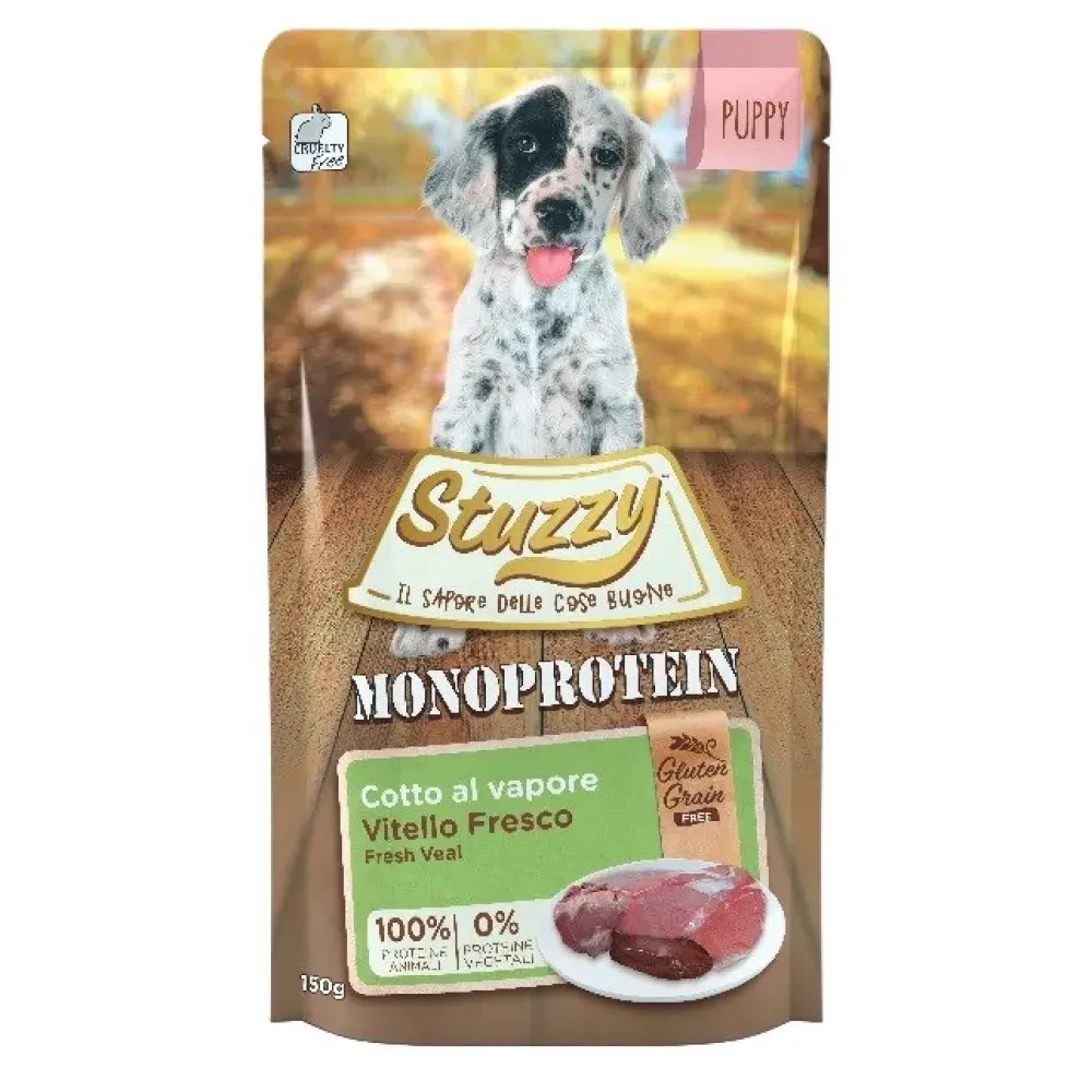 Mokra karma dla psa STUZZY G-F Monoprotein Cielęcina dla Szczeniąt 24x150g thumbnail 2
