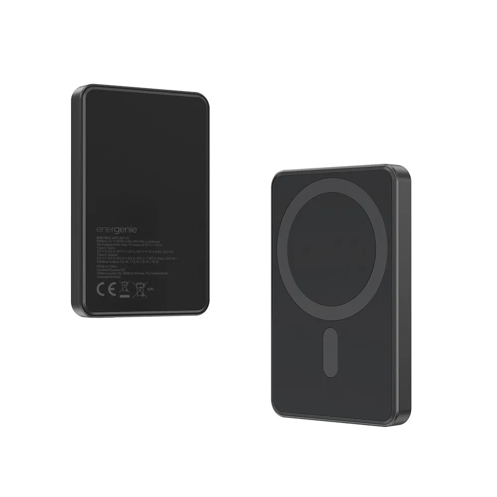 GEMBIRD POWERBANK 15W 5000MAH, CZARNY thumbnail 3