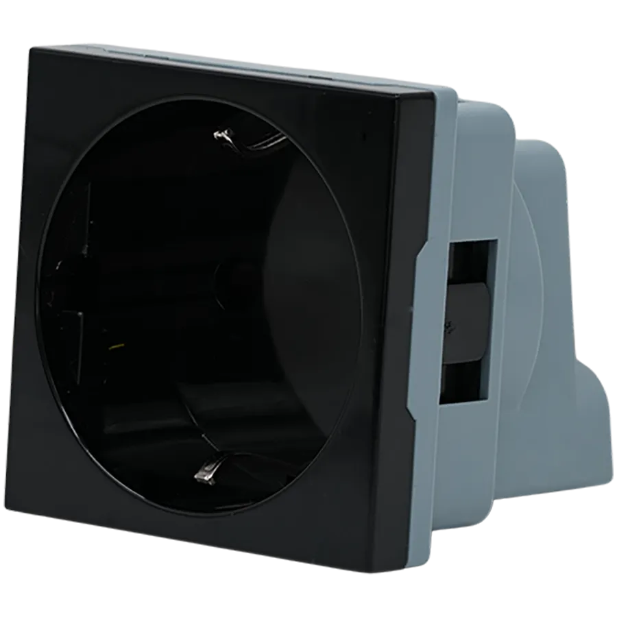 SHELLY Socket for Wall Display Stand Black Stojak na inteligentne gniazdko czarne thumbnail 2