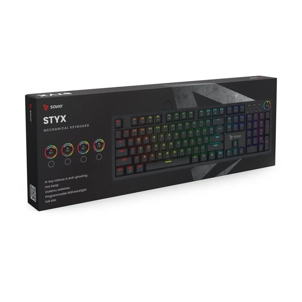 SAVIO KLAWIATURA MECHANICZNA STYX OUTEMU BLUE thumbnail 3