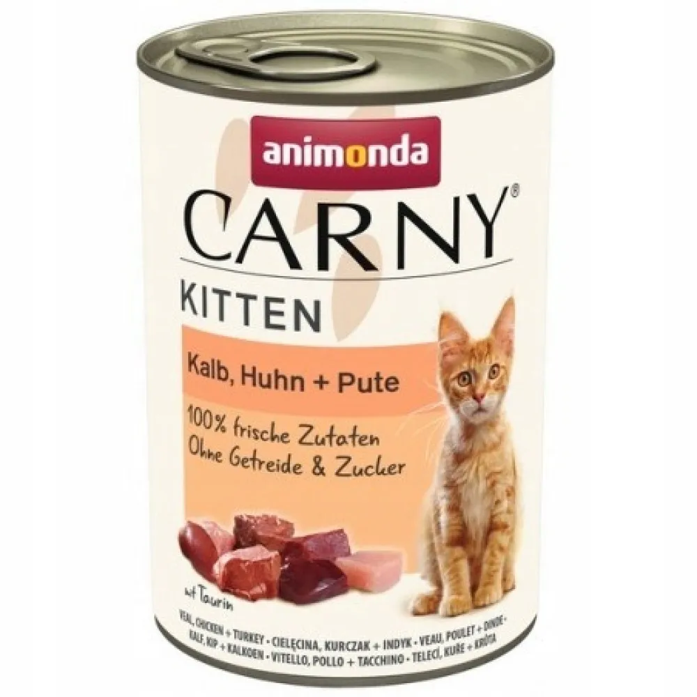 ANIMONDA Carny Kitten cielęcina kurczak 12x400g thumbnail 2