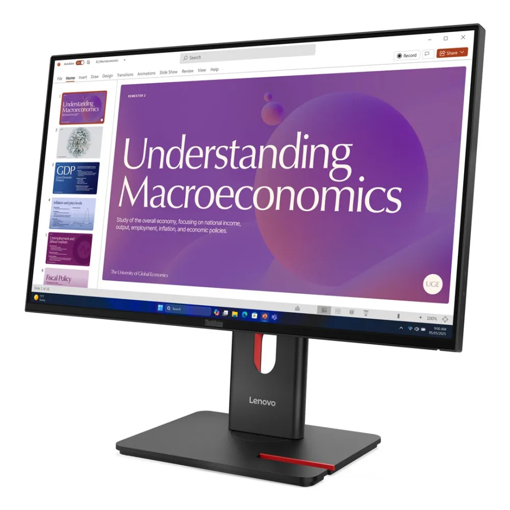 Lenovo ThinkVision T24D-40 23.8FHDMI DP USB thumbnail 3
