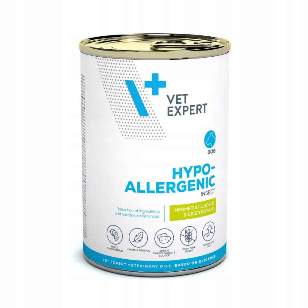 Mokra karma dla psa VetExpert Veterinary Diet Hypoallergenic Insect 12x375g thumbnail 2