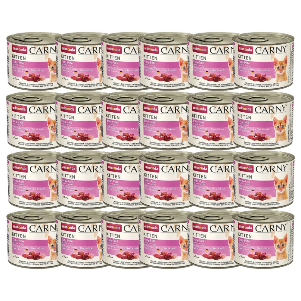 ANIMONDA Carny Kitten Baby Pate 24x200g - 1
