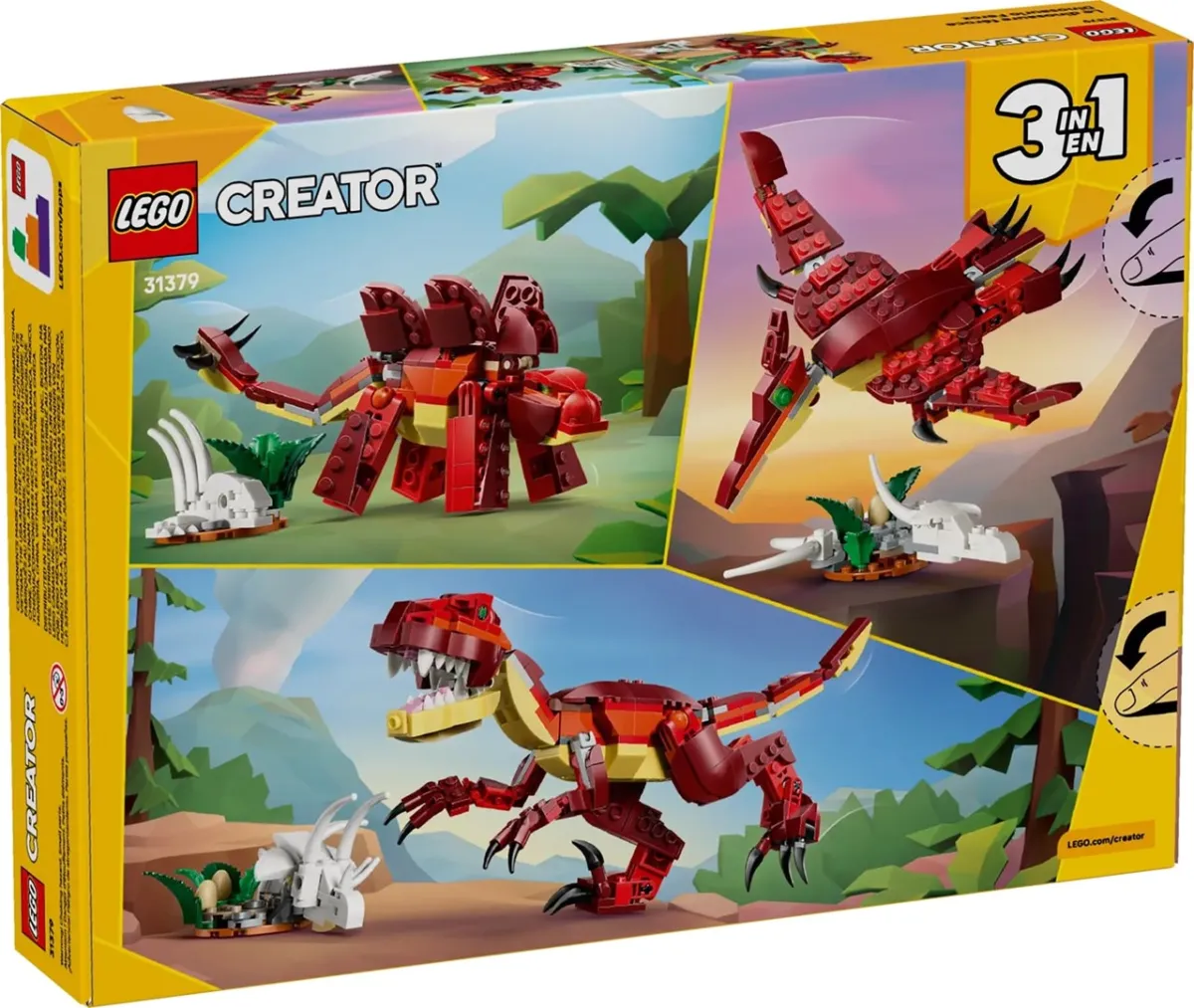 LEGO Creator 3w1 31379 - Groźny dinozaur thumbnail 2