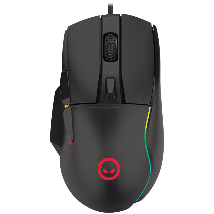 LORGAR Mysz Gamingowa Jetter 357, USB, LED, RGB, Czarna thumbnail 1