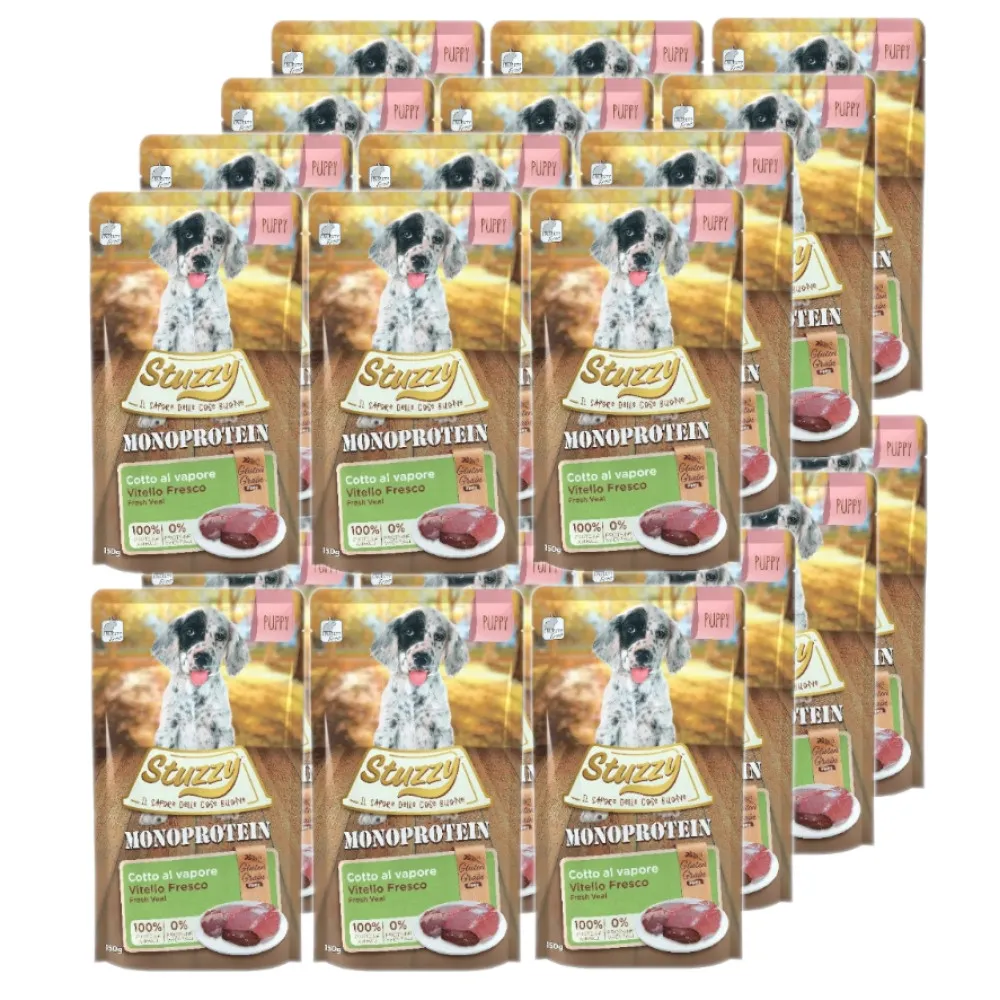 Mokra karma dla psa STUZZY G-F Monoprotein Cielęcina dla Szczeniąt 24x150g thumbnail 1