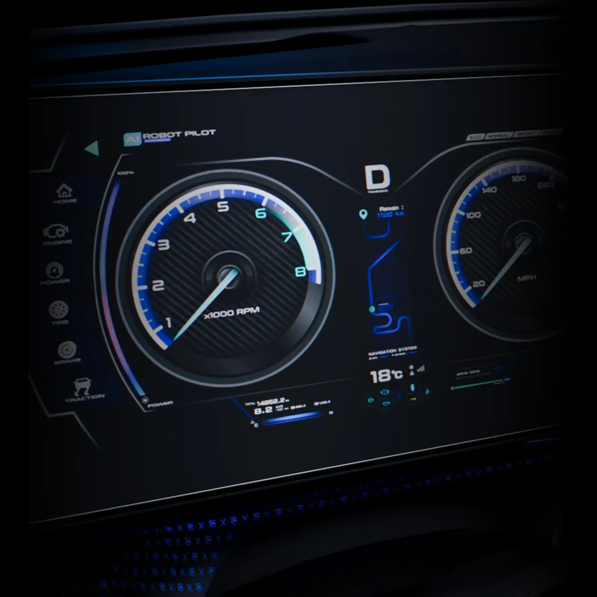 AUDI S3 Virtual Cockpit Plus (2020 - ) - 3mk TechWrap Matte Center Display thumbnail 2