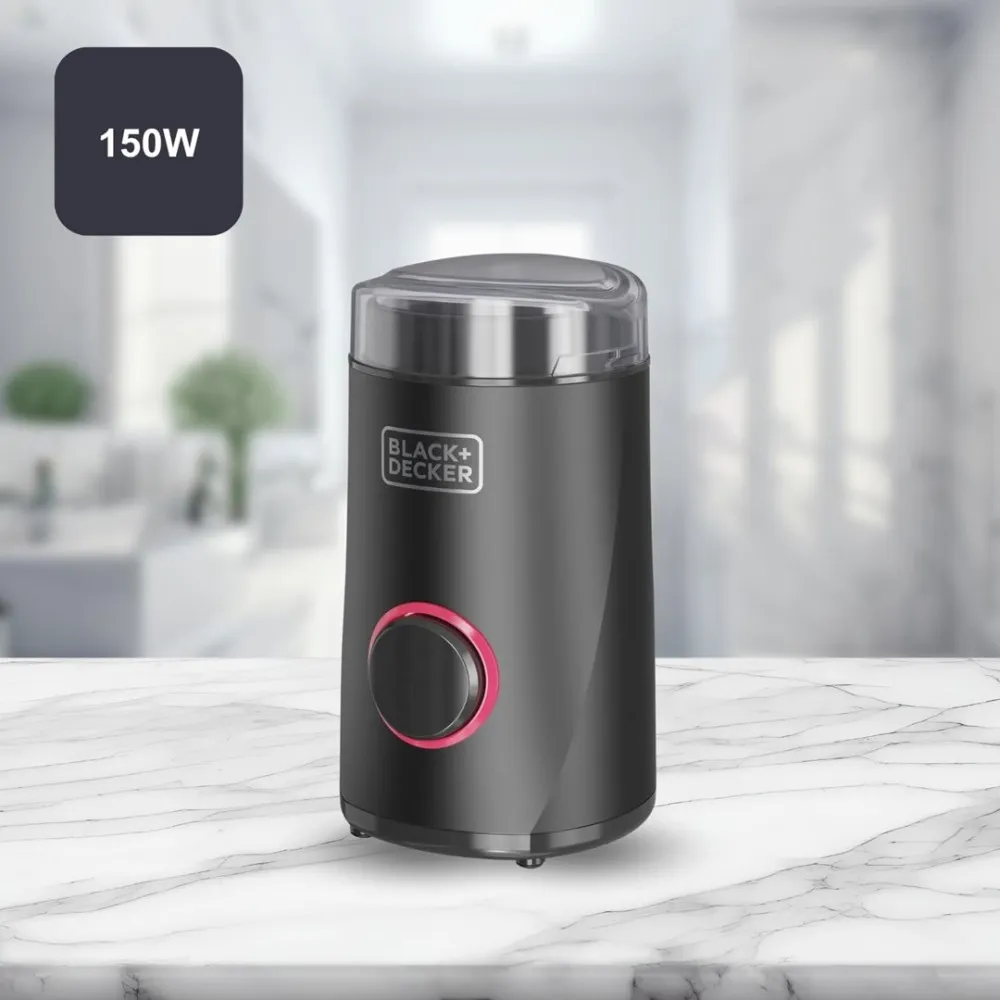 Młynek do kawy Black+Decker BXCG152E 150W | 50 g | powłoka soft-touch | 180 x 100 mm thumbnail 2