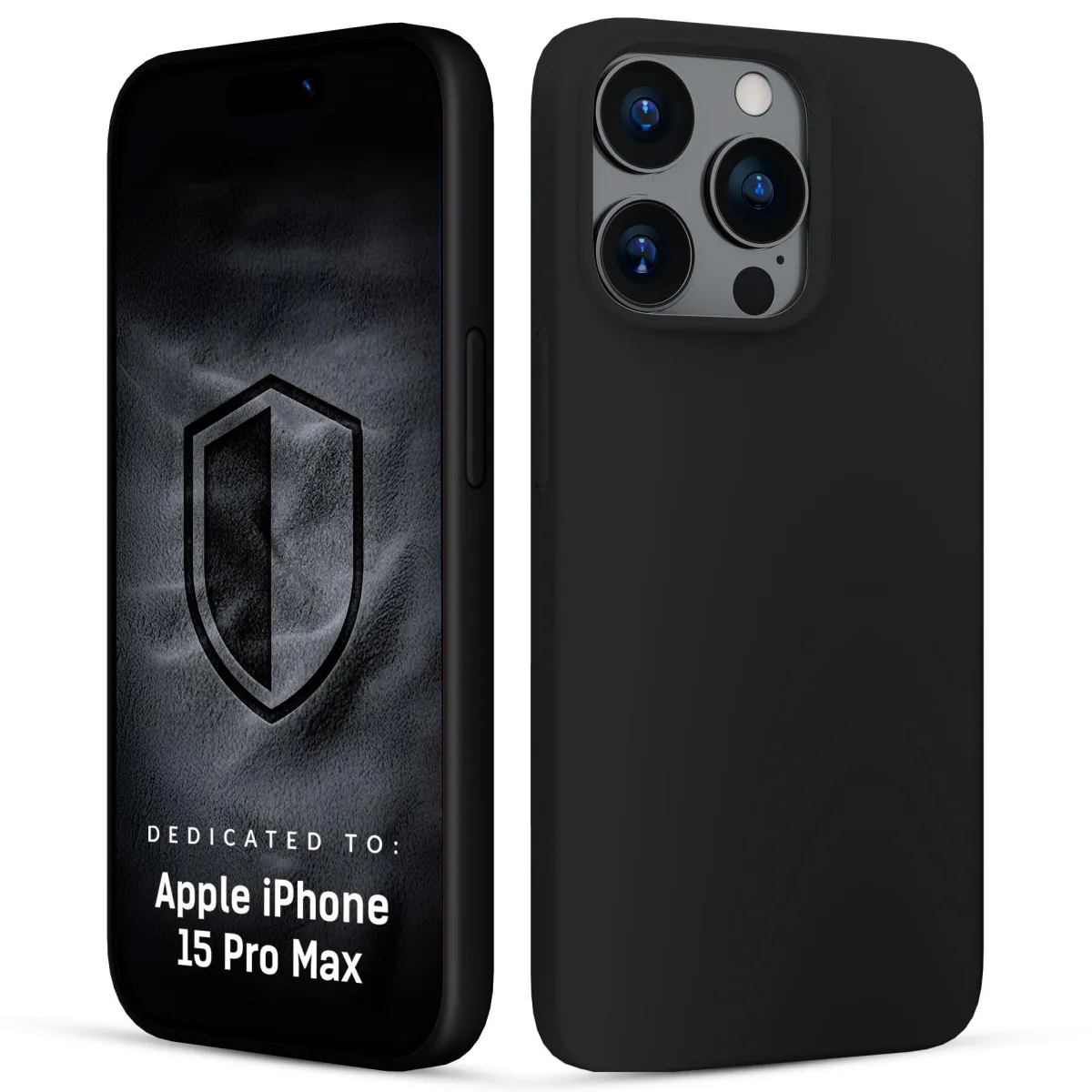 Apple iPhone 15 Pro Max - 3mk Hardy Mellow MagCase Black thumbnail 1