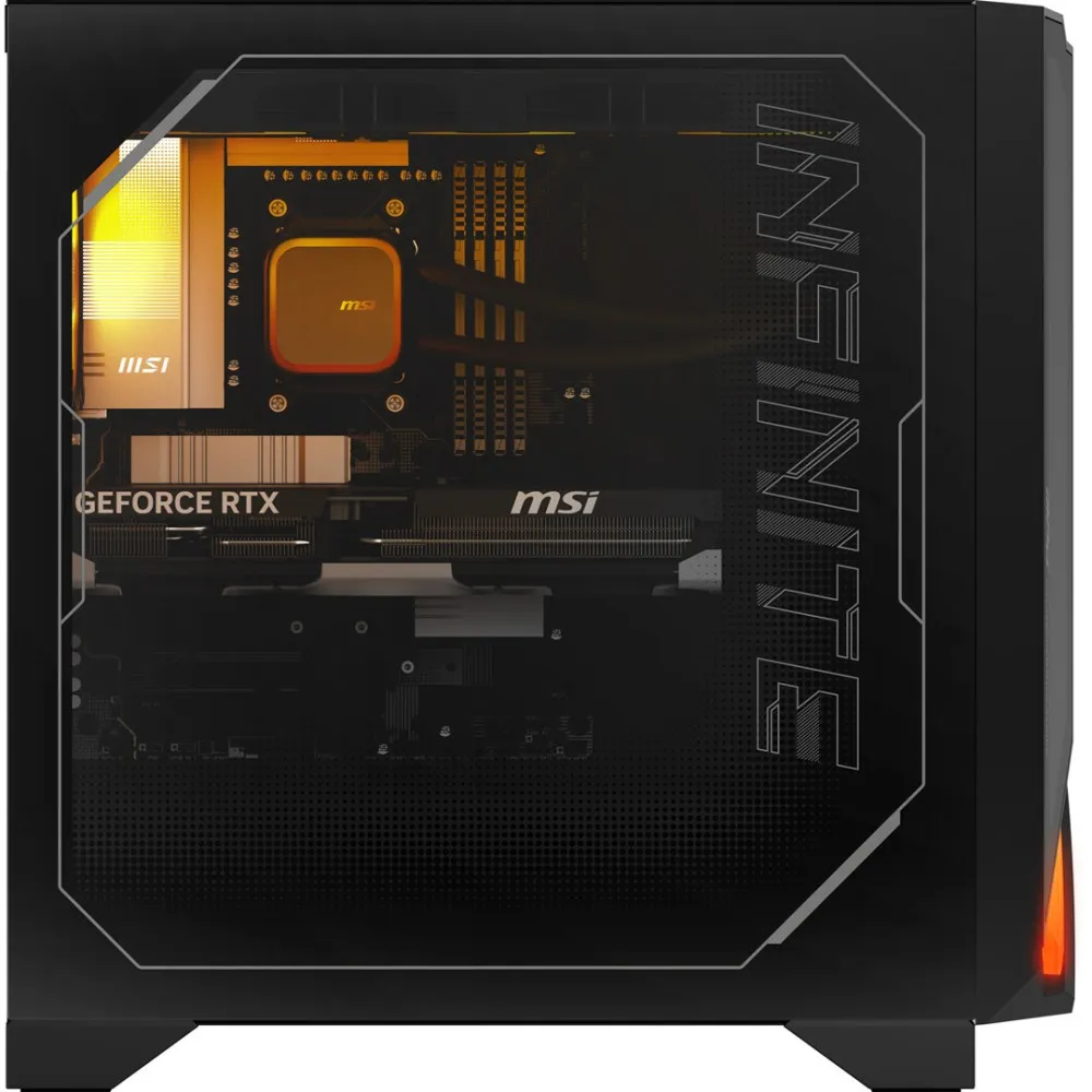 MSI MPG Infinite Z3 X3D 7NVRR7-875EU Ryzen 7 7800X3D 32GB DDR5 SSD1TB GeForce RTX 5070 12G SHADOW 2X AMD/RZ616 Wi-Fi 6E Bluetooth 5.3 850W Win11 Black 2Y thumbnail 2
