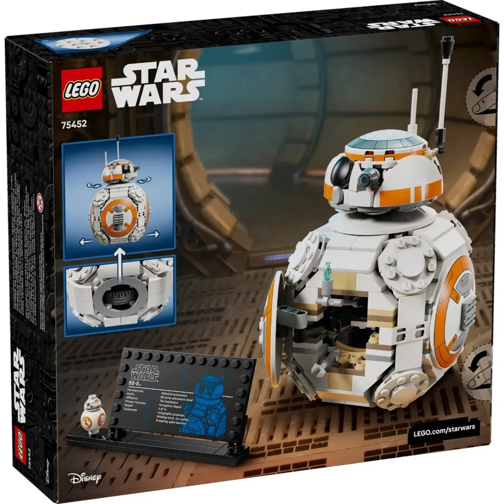Klocki LEGO Star Wars 75452 - Droid astromechaniczny BB-8 thumbnail 2