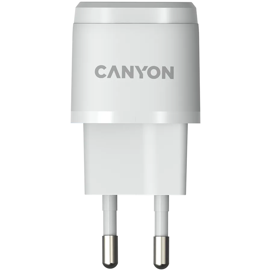 CANYON Ładowarka sieciowa H-20-05 PD 20W USB-C Biała thumbnail 1