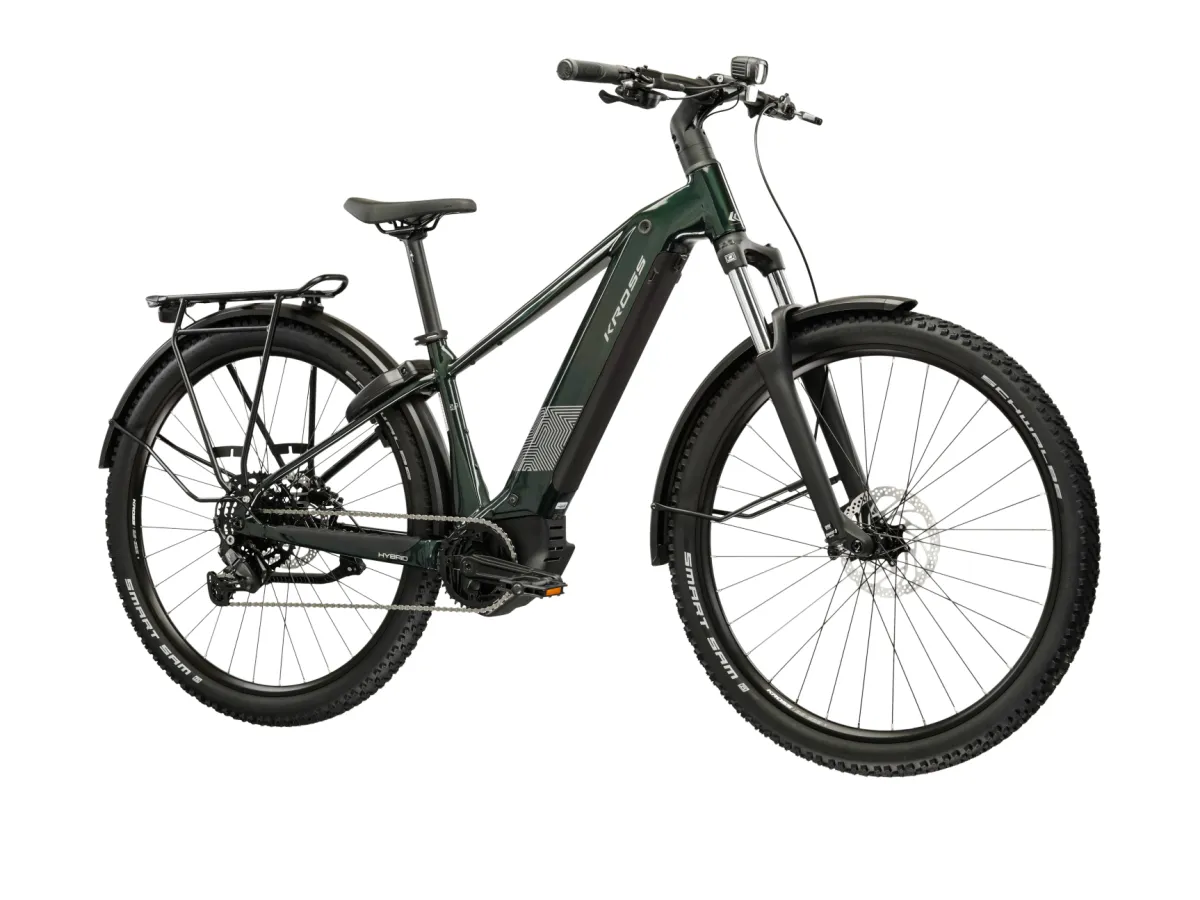 Rower elektryczny KROSS Influx Suv Hyb 2.0 600 rozmiar M Zielony thumbnail 2