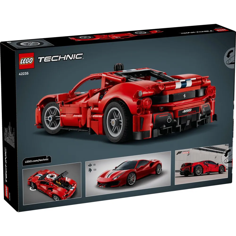 LEGO 42235 Samochód Ferrari 488 PISTA V29 thumbnail 2