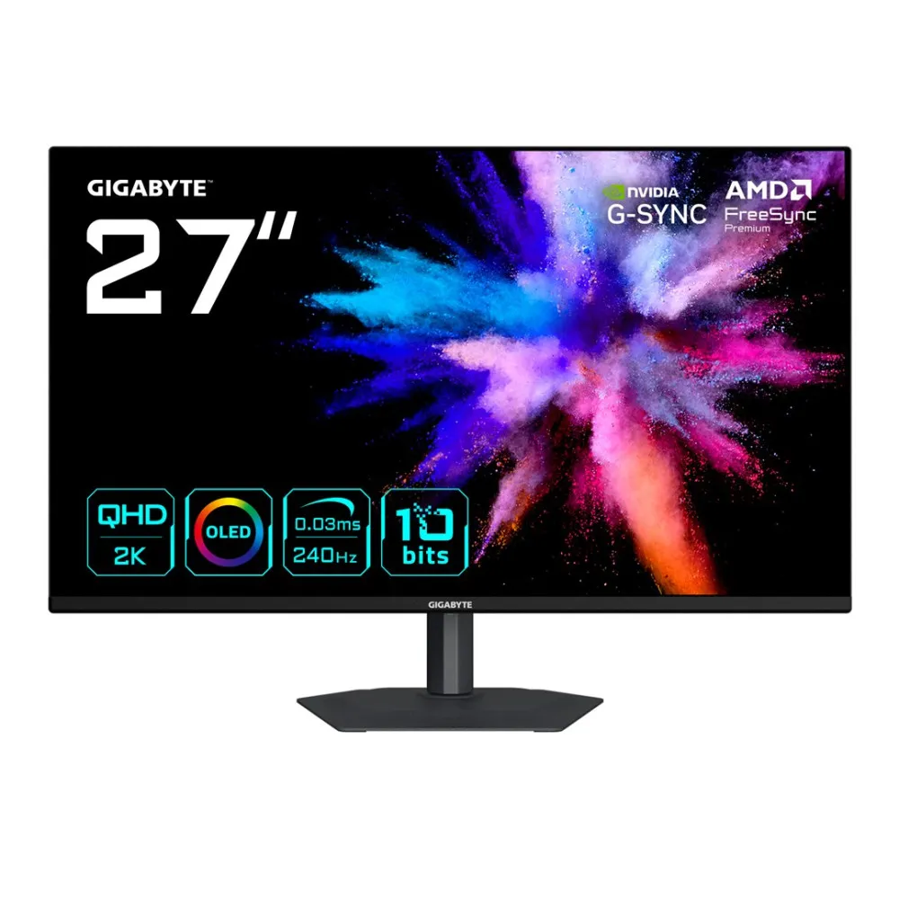 MONITOR GIGABYTE QD-OLED 27 GO27Q24A 240Hz thumbnail 1