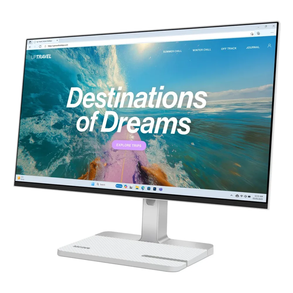 Lenovo L24D-4C 23.8FHD HDMI, DP, USB Cloud Grey thumbnail 2
