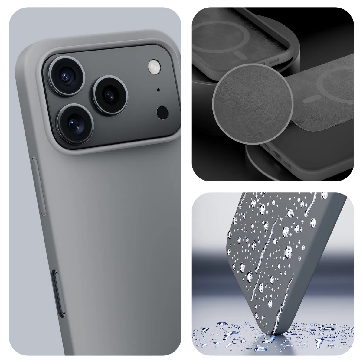 Apple iPhone 17 Pro Max/ 18 Pro Max - 3mk Hardy Mellow Case Gray thumbnail 2
