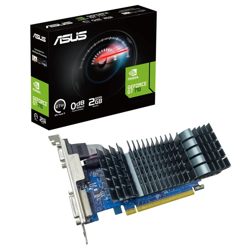 Karta graficzna ASUS GeForce GT 710 EVO Low Profile 2 GB GDDR5 thumbnail 1