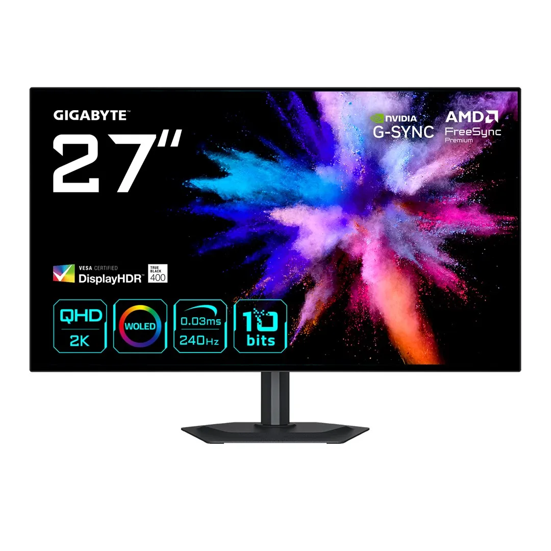 MONITOR GIGABYTE WOLED 27" GO27Q24 QHD 240Hz thumbnail 1