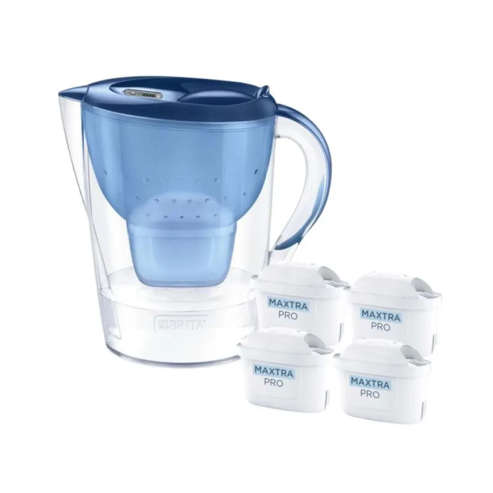 Dzbanek filtrujący Brita Marella+4wkłady MaxtraProPP (2,4l; niebieski) thumbnail 1