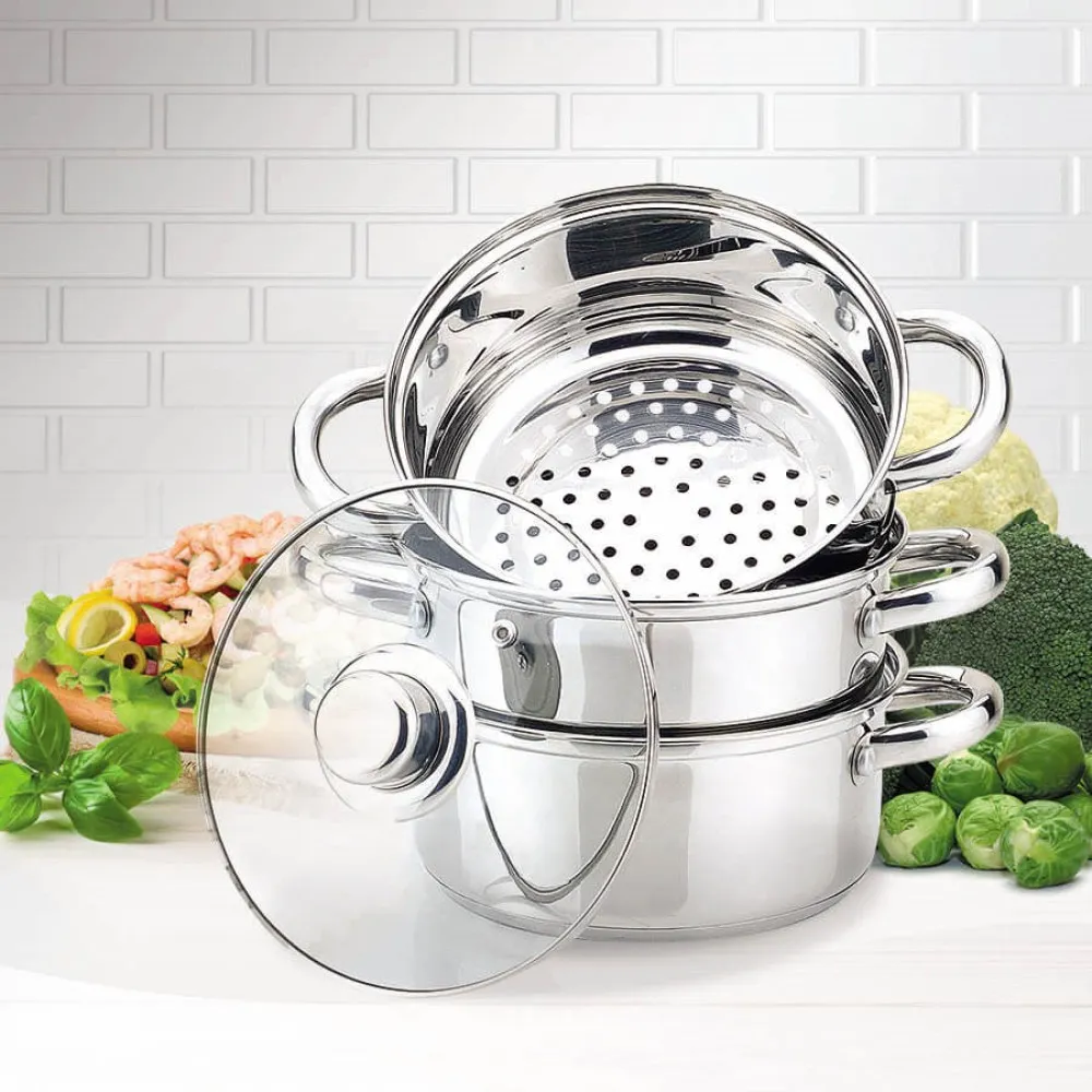 Garnek do gotowania na parze 4L, 22cm MR-2900-22 MAESTRO thumbnail 2