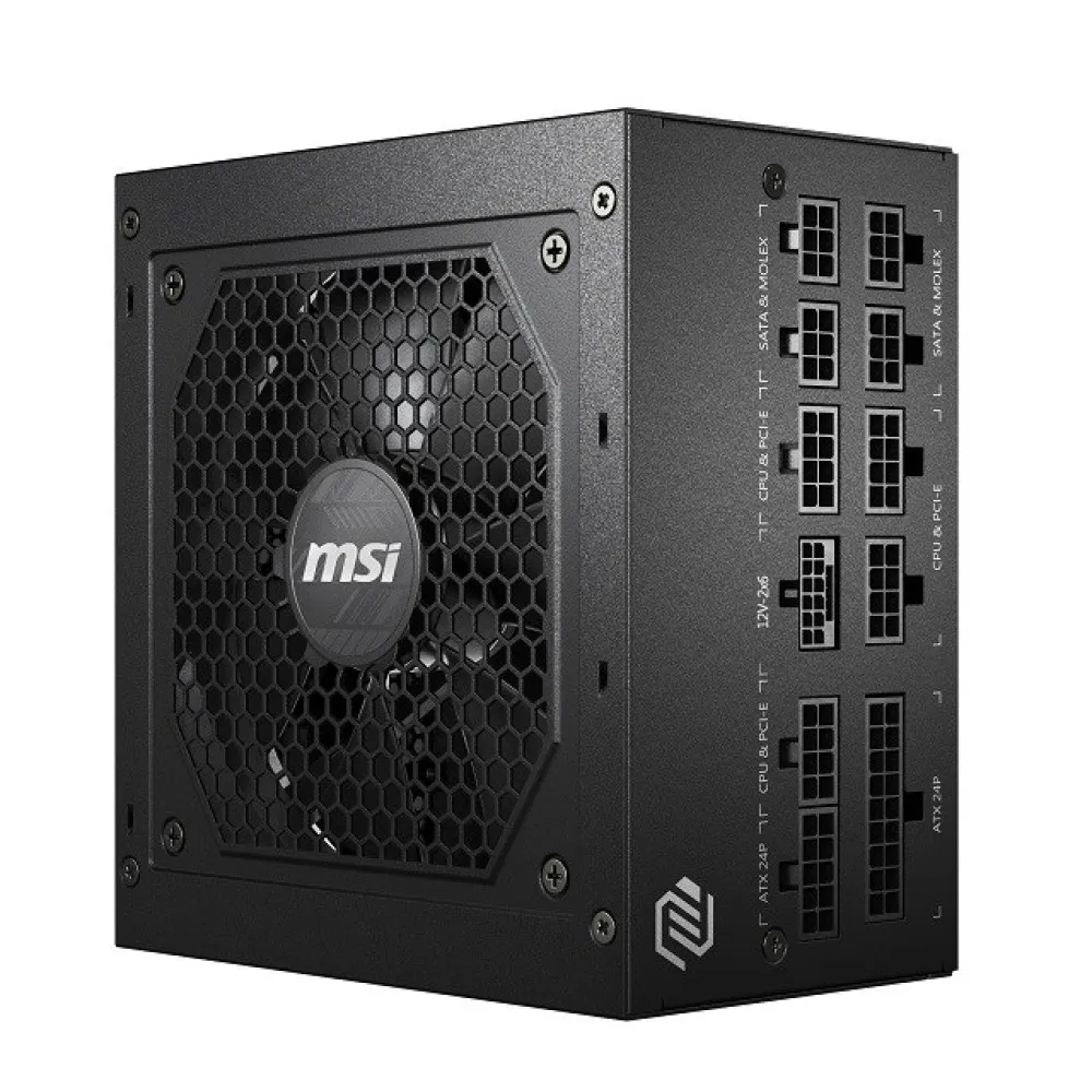 Zasilacz MSI MAG A850GL 850W PCIE5 II 80+ Gold ATX 3.1 (306-7ZP8D11-CE0) thumbnail 3
