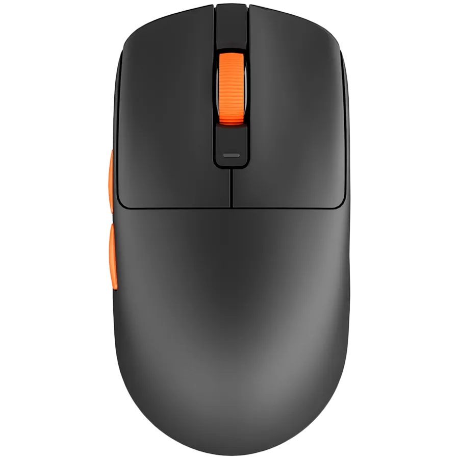 ROYAL KLUDGE M30 Black Orange Gaming Mouse PAW 33111K thumbnail 1