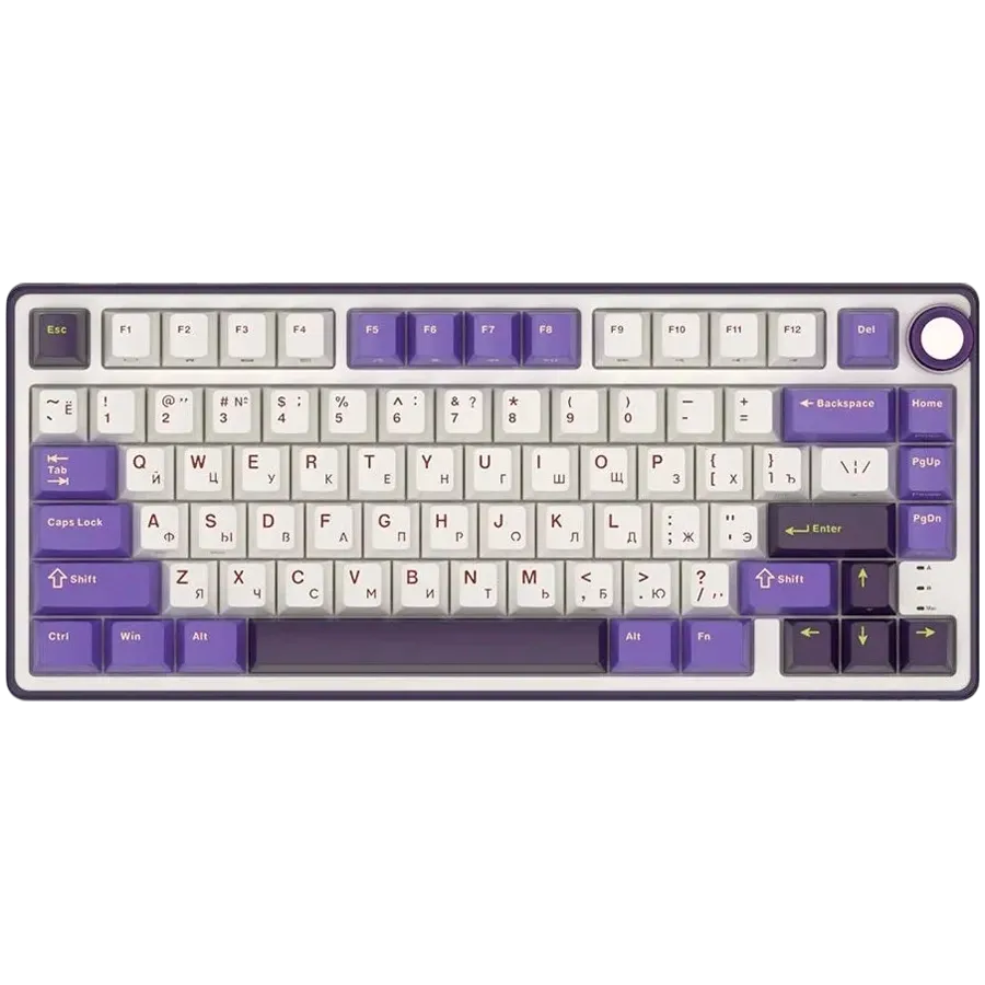 ROYAL KLUDGE R75 Blackberry Mousse Gaming Keyboard K silver switch thumbnail 1