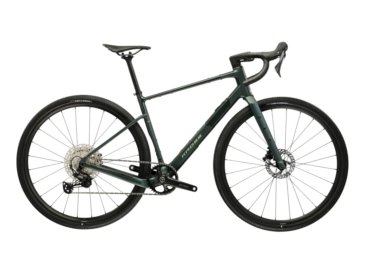 Rower gravelowy KROSS Esker Adv 1.0 rozmiar S Zielony thumbnail 1