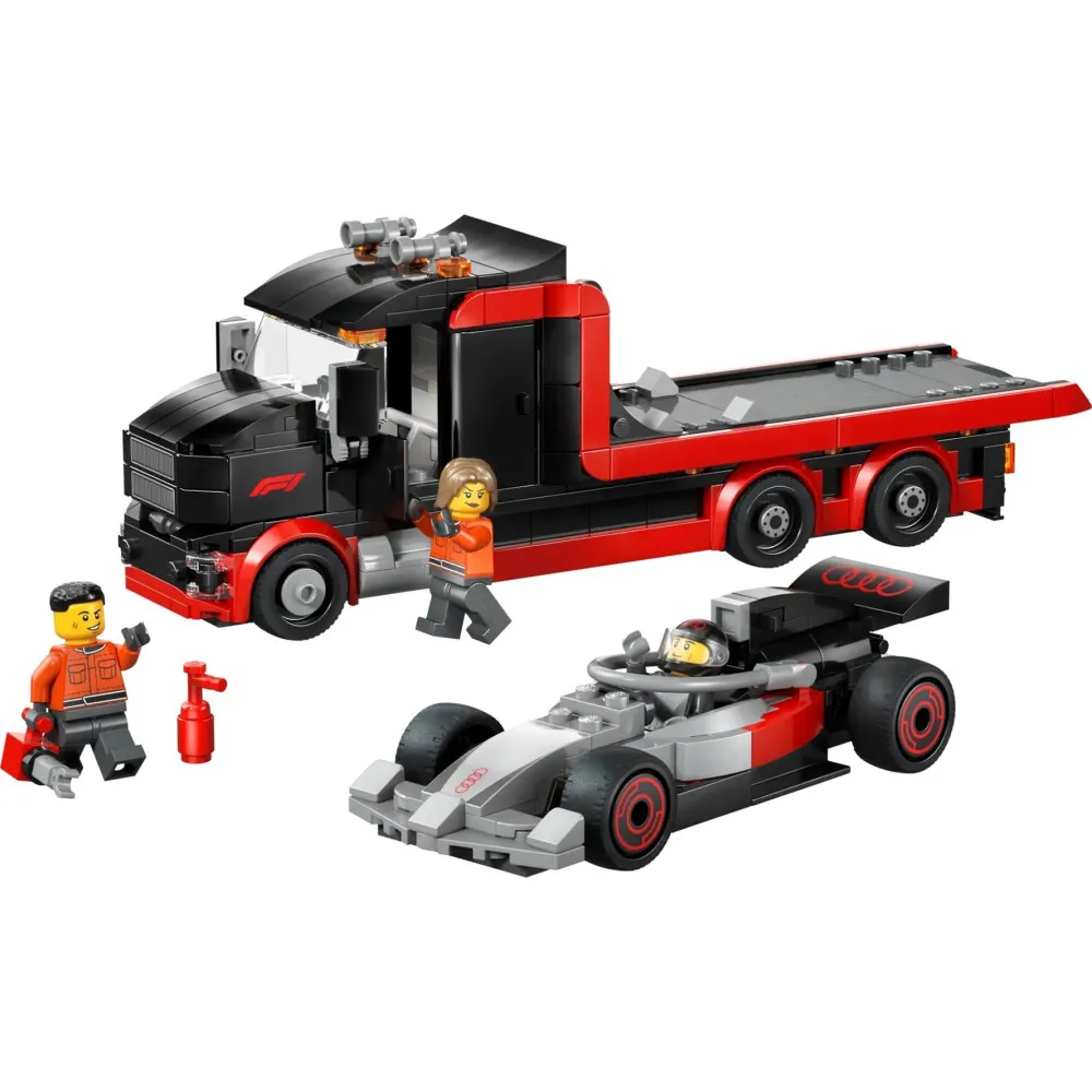 LEGO City 60493 - Ciężarówka F1 z bolidem Audi F1 thumbnail 3