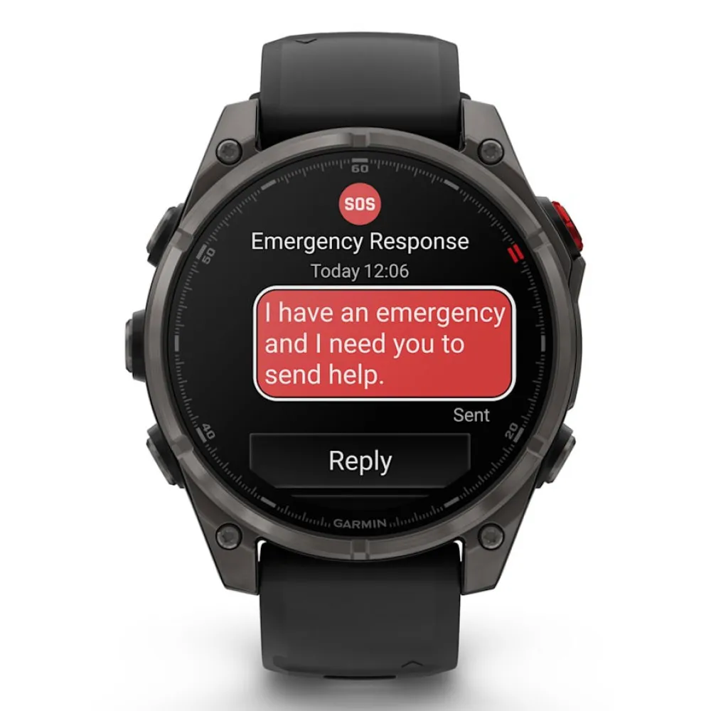 Garmin fenix 8 PRO 47mm AMOLED Sapphire Carbon Gray thumbnail 2