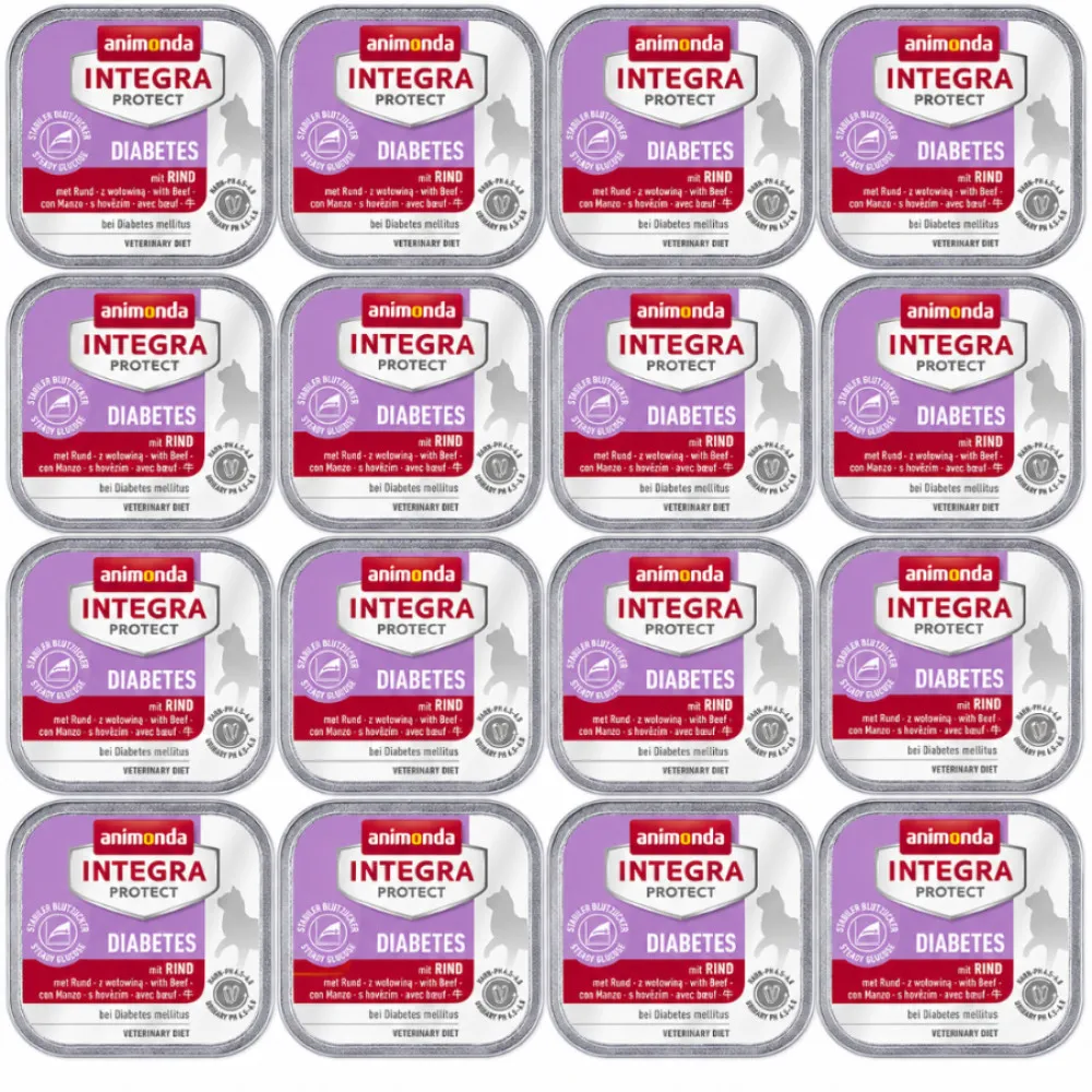 ANIMONDA Integra Protect Diabetes wołowina 16x100g thumbnail 1