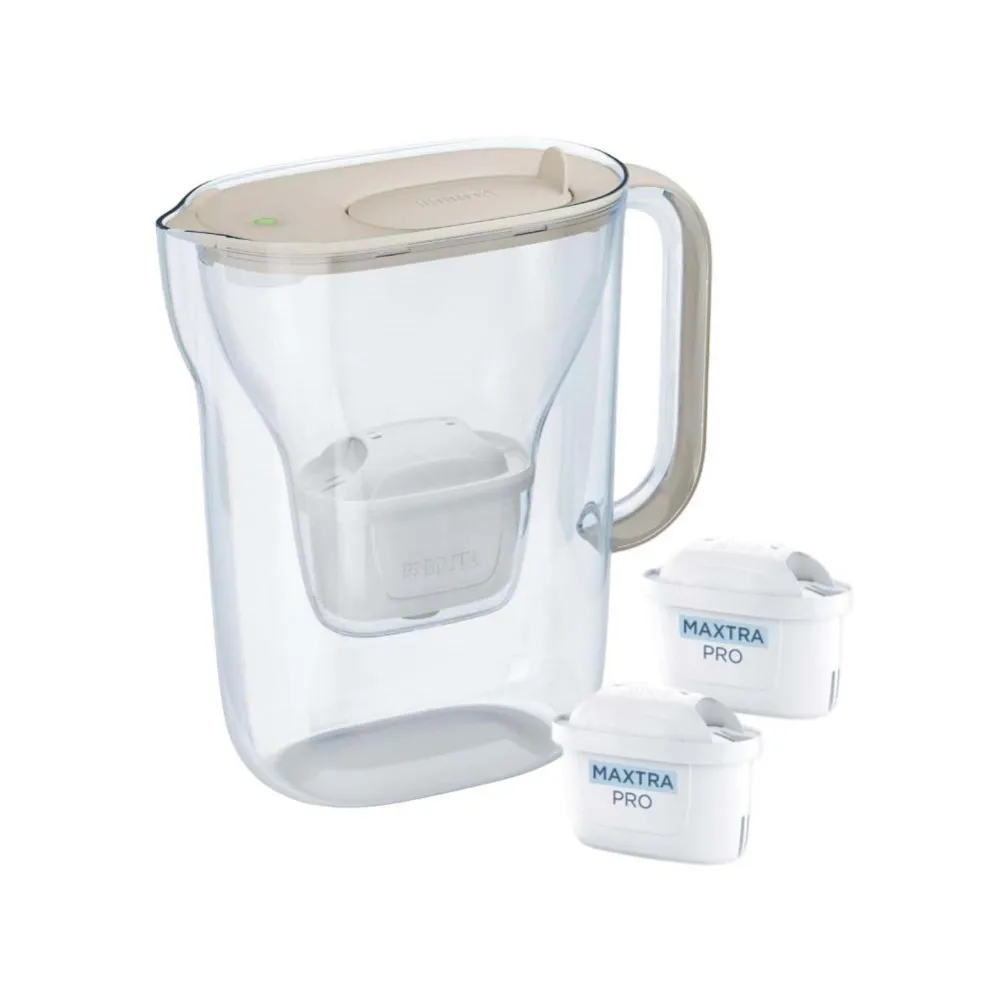 Dzbanek filtrujący Brita Style Essential+2 wkłady MaxtraPro PP (2,4l; piaskowy) thumbnail 2