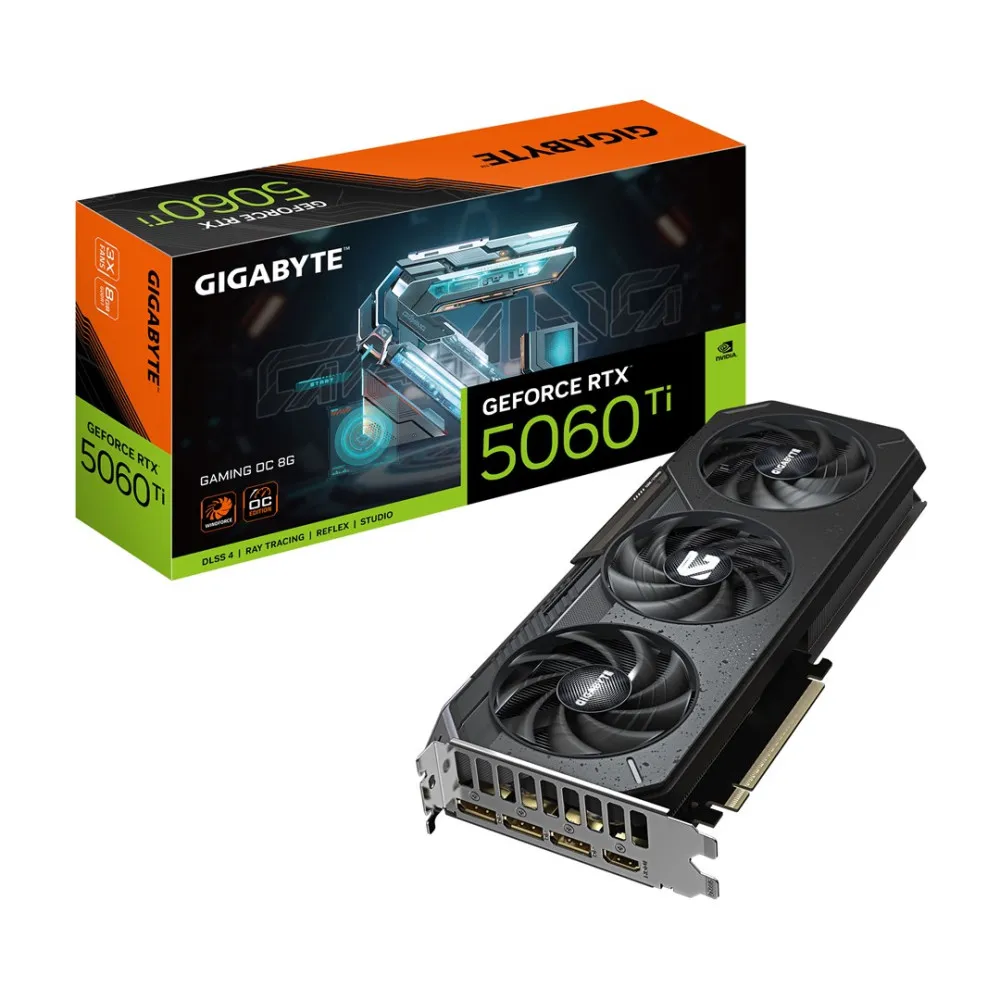 Karta graficzna Gigabyte GeForce RTX 5060 Ti GAMING OC 8GB (GV-N506TGAMING OC-8GD) thumbnail 1