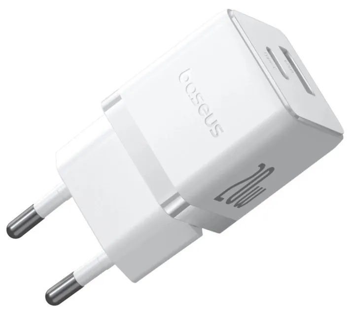 Ładowarka sieciowa Baseus Palm 20W USB-C USB-A - biała thumbnail 3